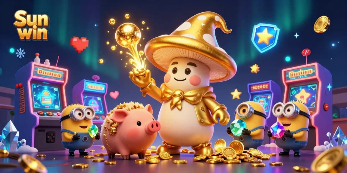 Engage with Sun win's vibrant gaming world filled with magical characters, interactive games, and dazzling treasures.