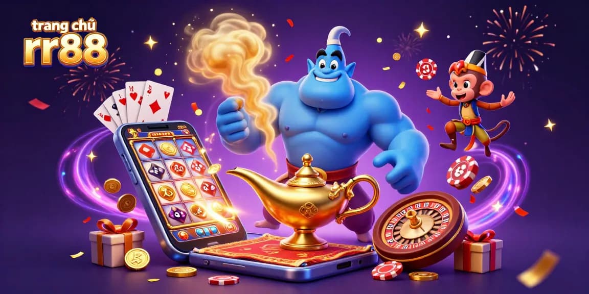 Experience the excitement of casino games at trang chủ rr88, featuring vibrant magical elements and dynamic characters.