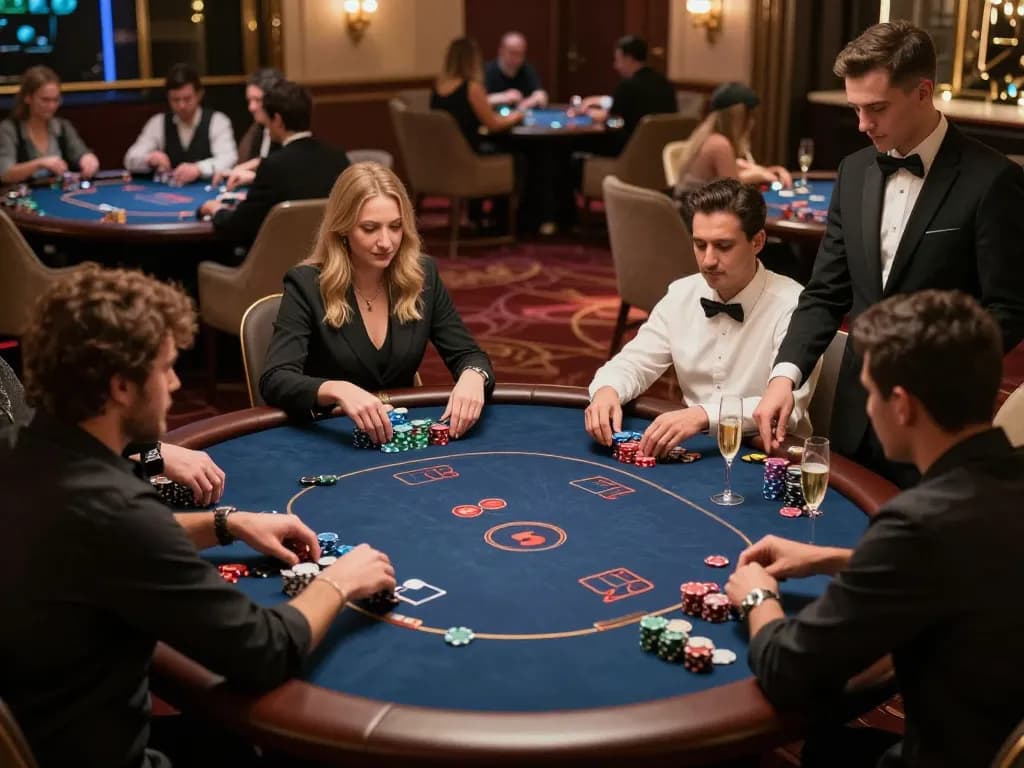 Experience high-stakes poker gameplay at F8BET, where expert players engage in thrilling matches, showcasing the elite casino atmosphere at https://www.dacsandatphanrang.com/