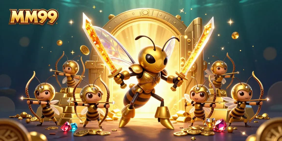 Experience MM99's exclusive 3D gaming world filled with treasure and excitement.
