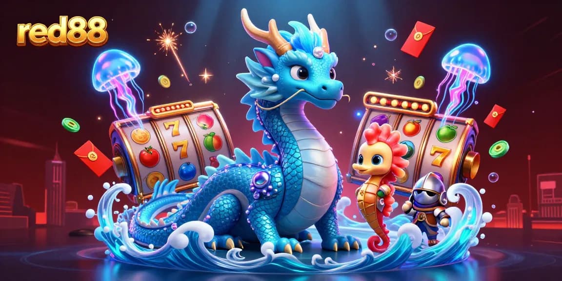 Spin the slots and win big with red88's stunning underwater casino adventure.