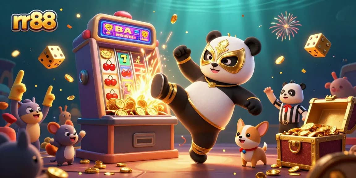 rr88 players enjoy exciting wins at a vibrant casino scene featuring dynamic game elements.
