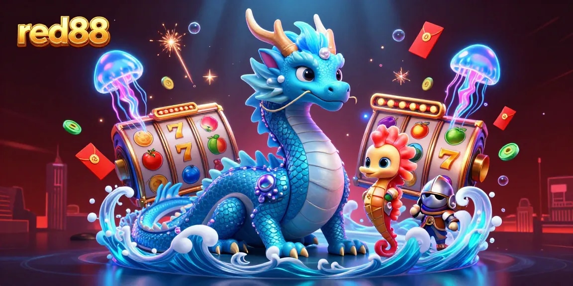 Spin the slots and win big with red88's stunning underwater casino adventure.