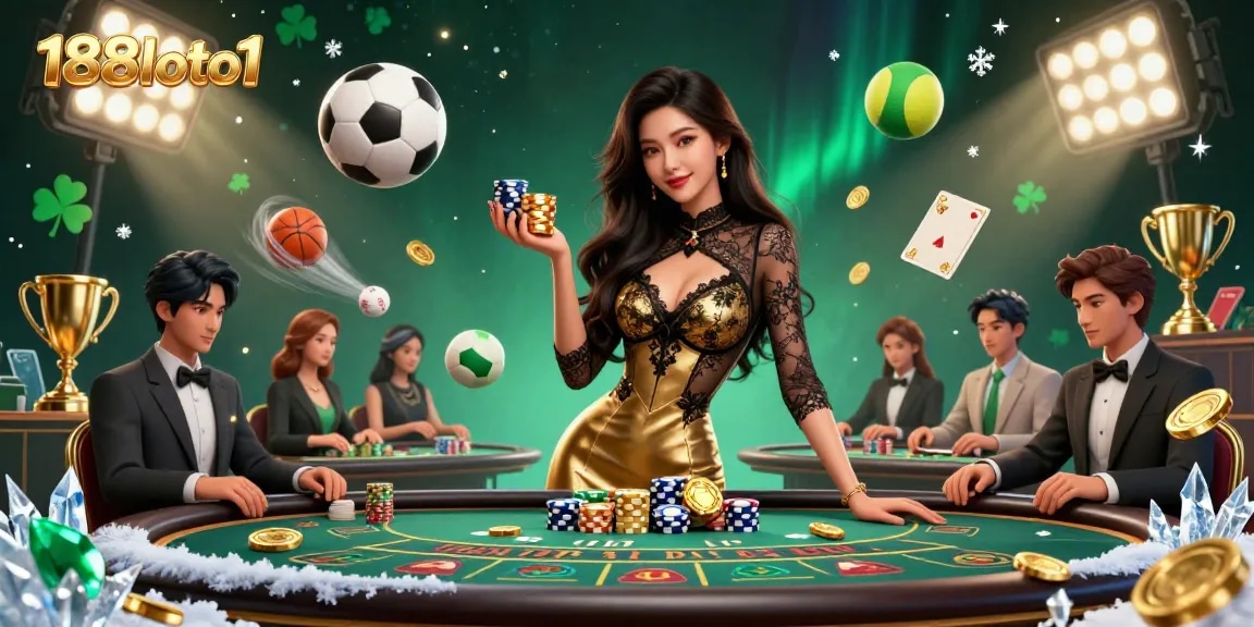 Engage with 188loto1 for high-stakes baccarat at VIP tables surrounded by exciting game elements.
