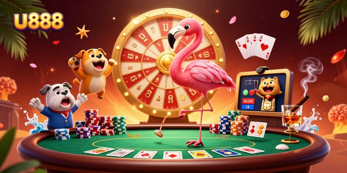 Engage with u 888's vibrant interactive casino scene featuring exciting prizes and dynamic gameplay.