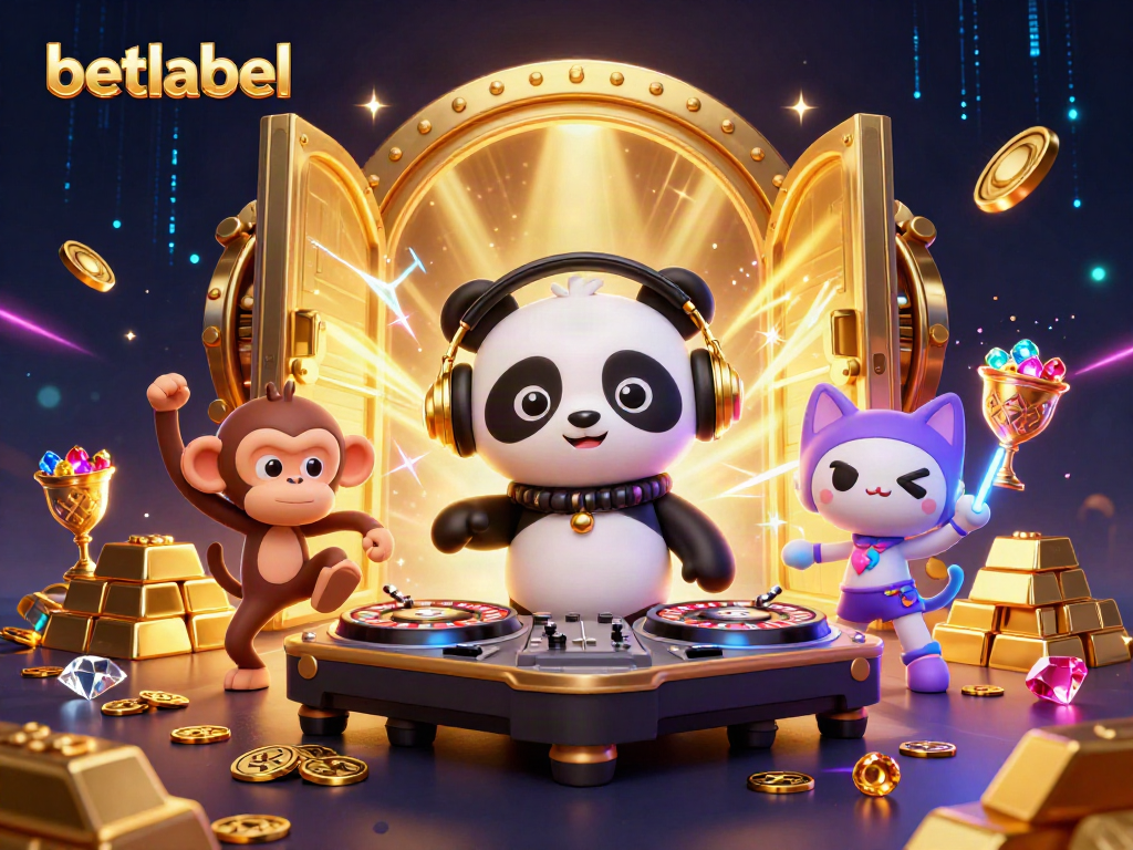 Betlabel offers an exciting casino experience with vibrant characters and dynamic gaming elements.