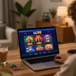 Engaging with the lc 88 casino app for a comfortable online gaming experience at home.