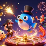 Win exciting rewards at Sin88 with a dazzling 3D casino scene featuring vibrant characters and games.