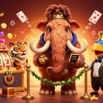 Engage with ta888's thrilling casino experience featuring animated characters and vibrant gaming elements.