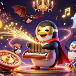 Experience thrilling gameplay with ck444 in this dynamic casino scene filled with fun characters and sparkling effects.