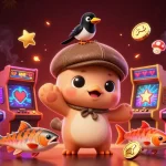 Experience exciting gameplay at mm88 with vibrant 3D characters and casino-themed elements.