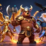 Experience thrilling gameplay with sin88's vibrant casino atmosphere featuring fierce characters and dynamic elements.
