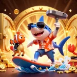 Experience the thrill of gaming with Five88's vibrant 3D illustration featuring themed characters and dynamic casino elements.