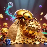 Experience the excitement of Lucky88 with golden coins and engaging casino symbols in a vibrant 3D scene.