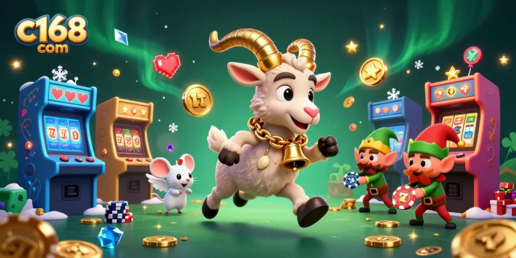 Experience thrilling gameplay at c168 com with lively characters in a festive horror casino