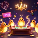 Experience the best instant withdrawal casinos in australia for payouts with glowing casino scenes and vibrant gameplay.
