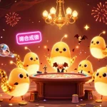 Experience the excitement of link sunwin in this vibrant underground casino scene filled with animated glowworms and rich game features.