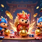 Experience dynamic gameplay with BJ88's thrilling events in a vibrant casino setting.