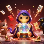 Experience the thrill of bảng xếp hạng wc 2026 with a mystical fortune teller and vibrant casino elements.